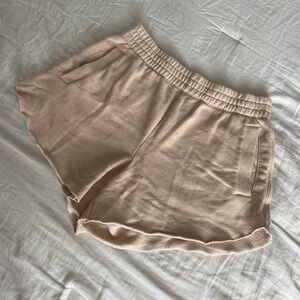 Cream Aerie Lounge Short